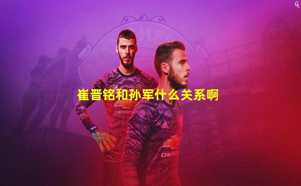 崔晋铭和孙军什么关系啊